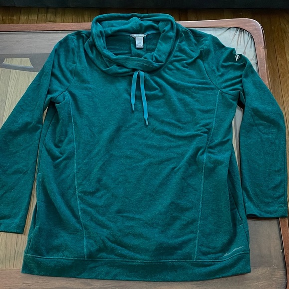Eddie Bauer Fairview Pullover Funnel Neck Long Sleeve Tunic with pockets. - Picture 1 of 4